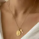 Stainless Steel Cross Personalized Clavicle Chain view 1