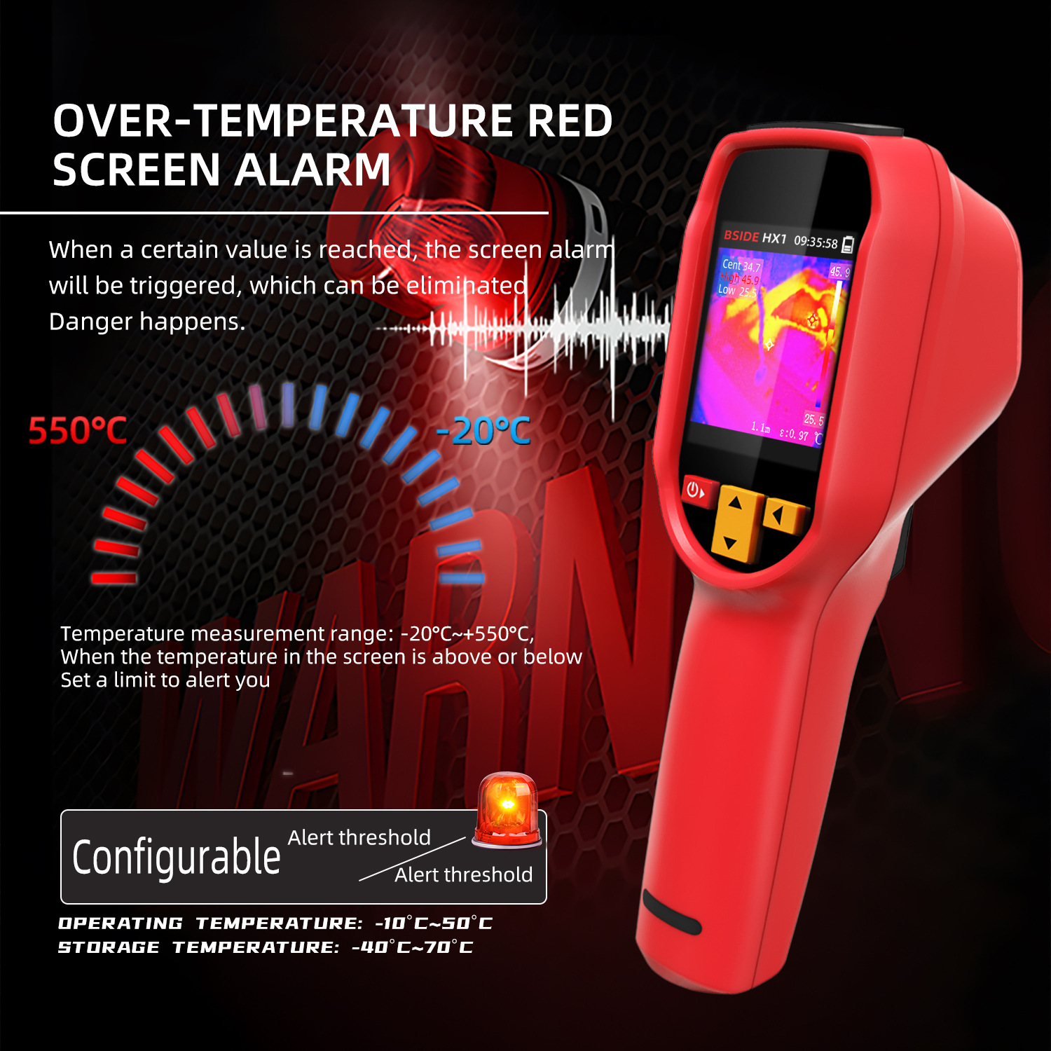 HX1 Plastic Infrared Handheld Thermal Imager