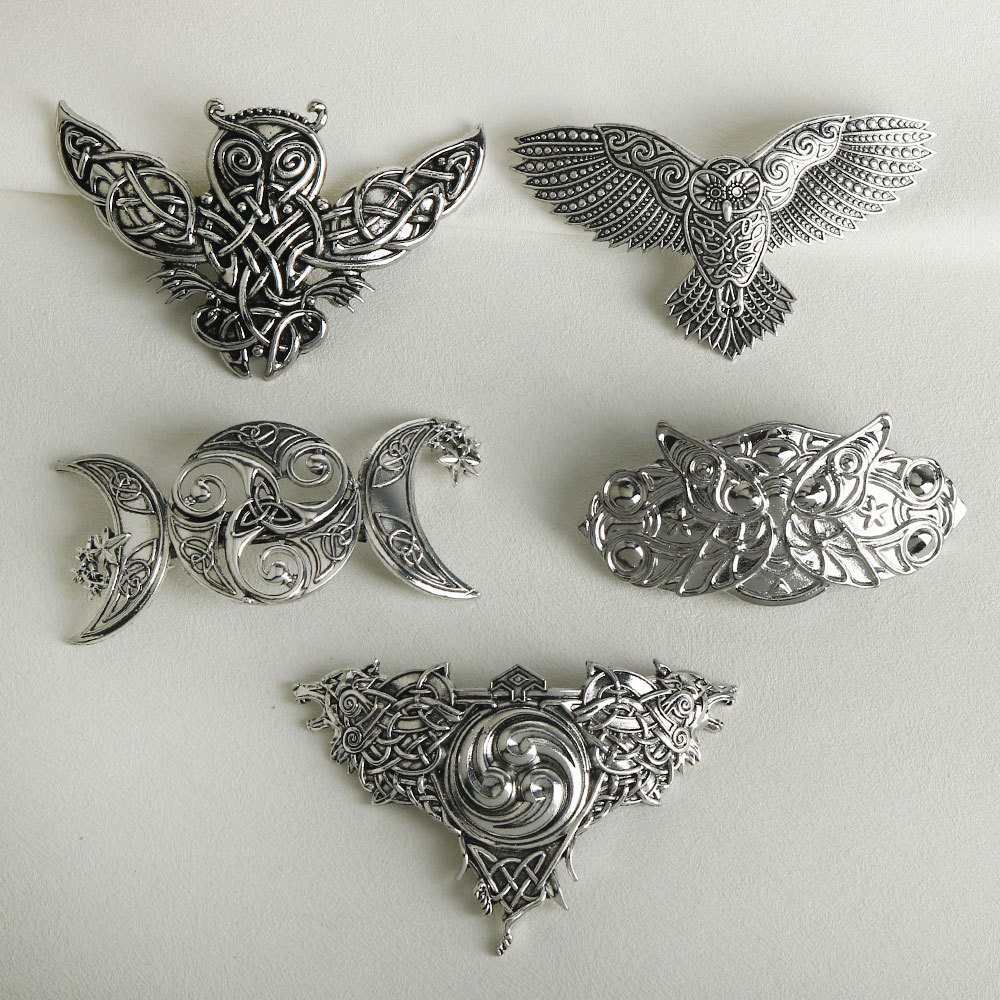 Butterfly Hair Accessory Hair Clip Crescent Headpiece