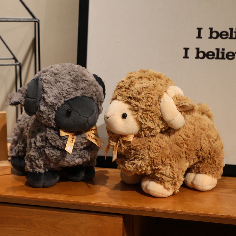 Comfort Doll Curly Wool Sheep Plush Toy