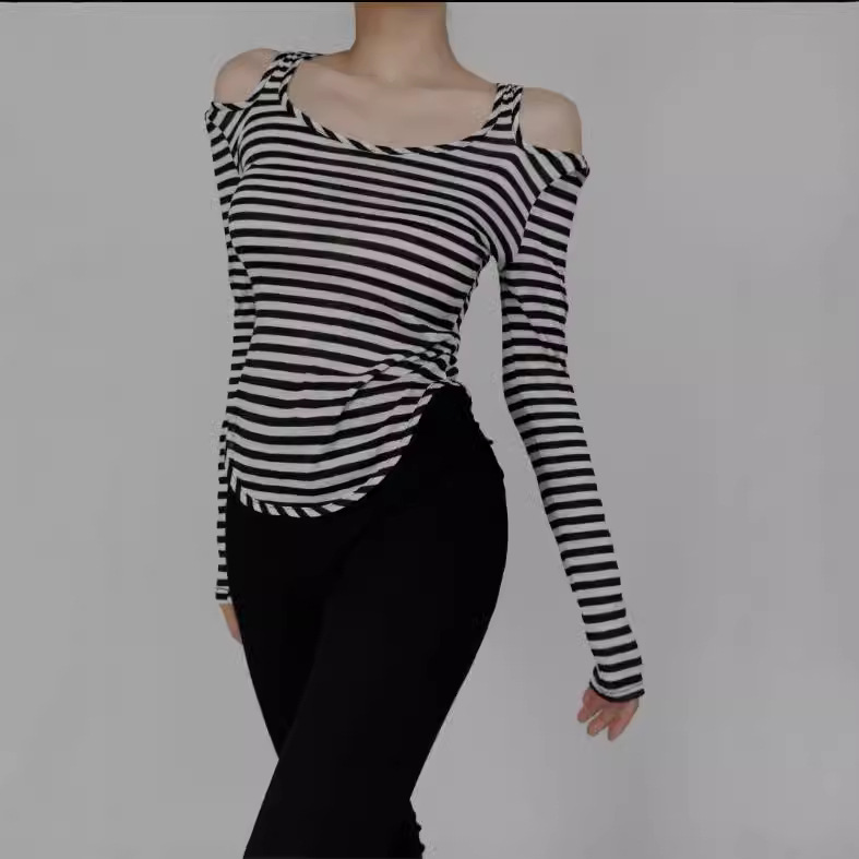 New Female Long Sleeve Sun Protection Bottoming Shirt Casual T-shirt