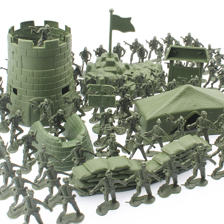 Small Soldier Toy Suit 100 Pieces 4cm Children's Gift - Image 8