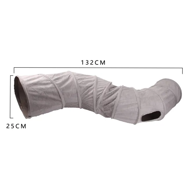 Cat Tunnel Pet Toy Cat S Tunnel Foldable Cat Tunnel Cat Drill Bucket Toy Gray - Shop at LoveMi