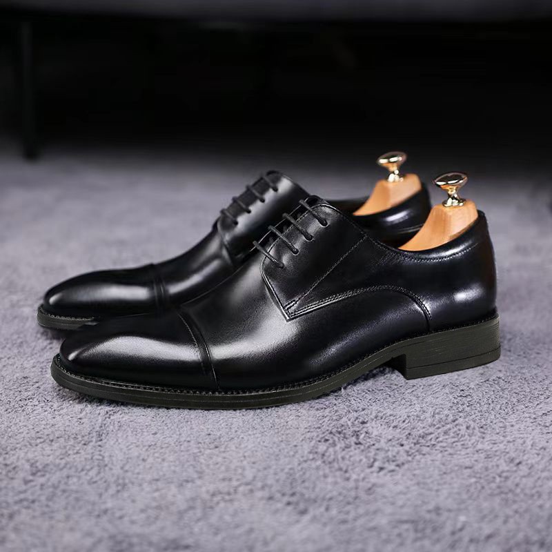 Classic Casual 3D Squaretoe Leather Shoes For Me