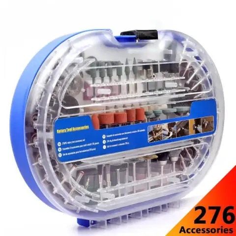 276PC Electric Grinder Accessories Woodworking Root Jewelry Jade Cutting