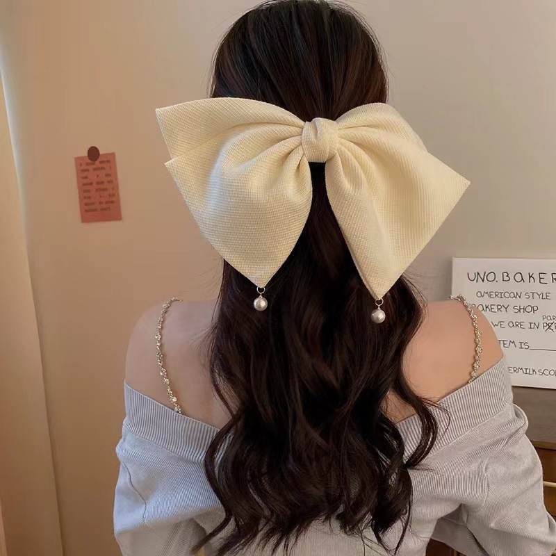Cloth Bow Barrettes, picture 4 of 5