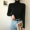Black With High Collar