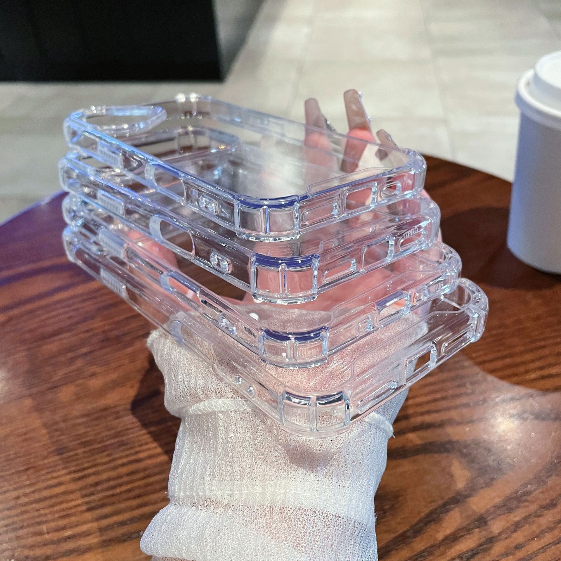 Transparent Airbag Drop-resistant Acrylic Simple Phone Case