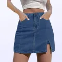 Denim Culotte Indigo