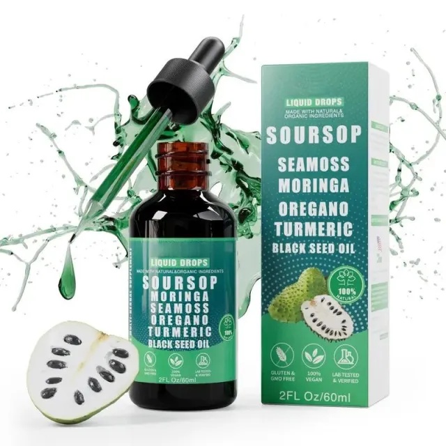 Oregano Oil Thymol Magnesium Chlorophyll Liquid Supplement Vitamin Drops 60Ml - Shop at LoveMi
