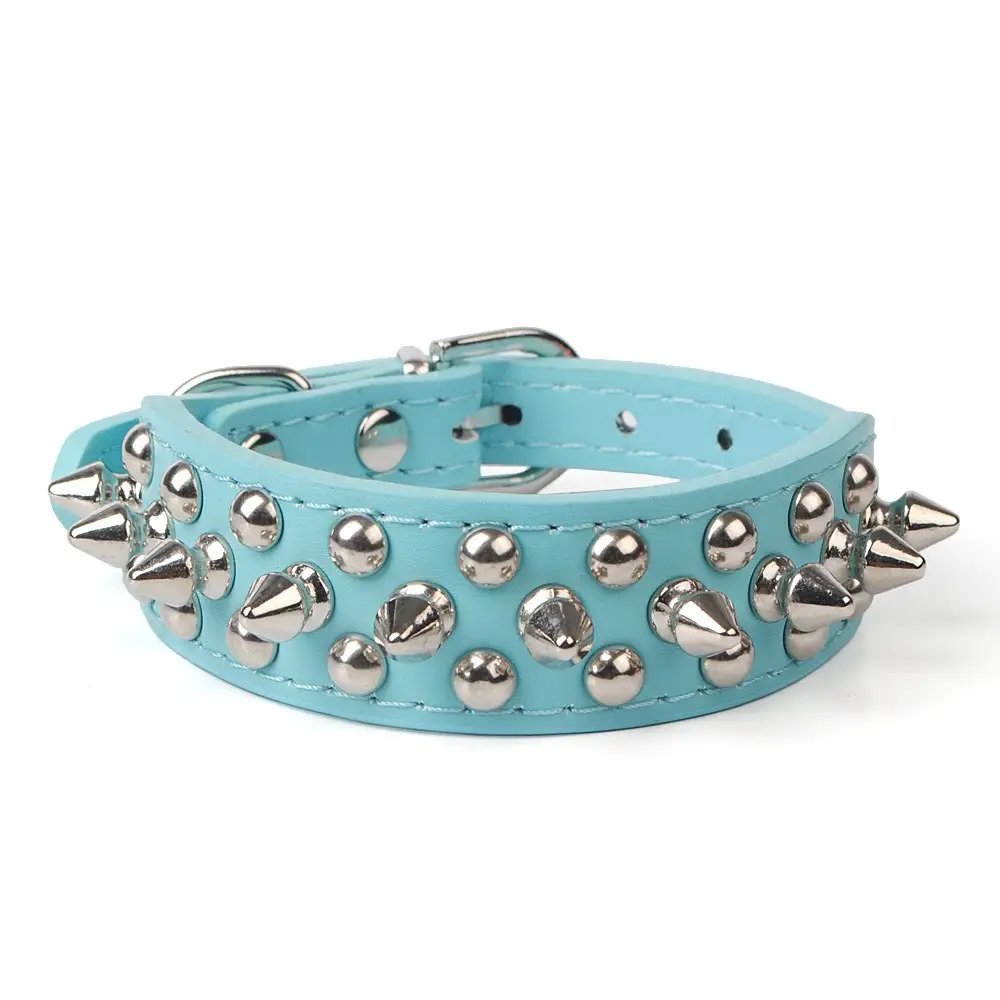 Thickened PU Leather Leash And Collar Set