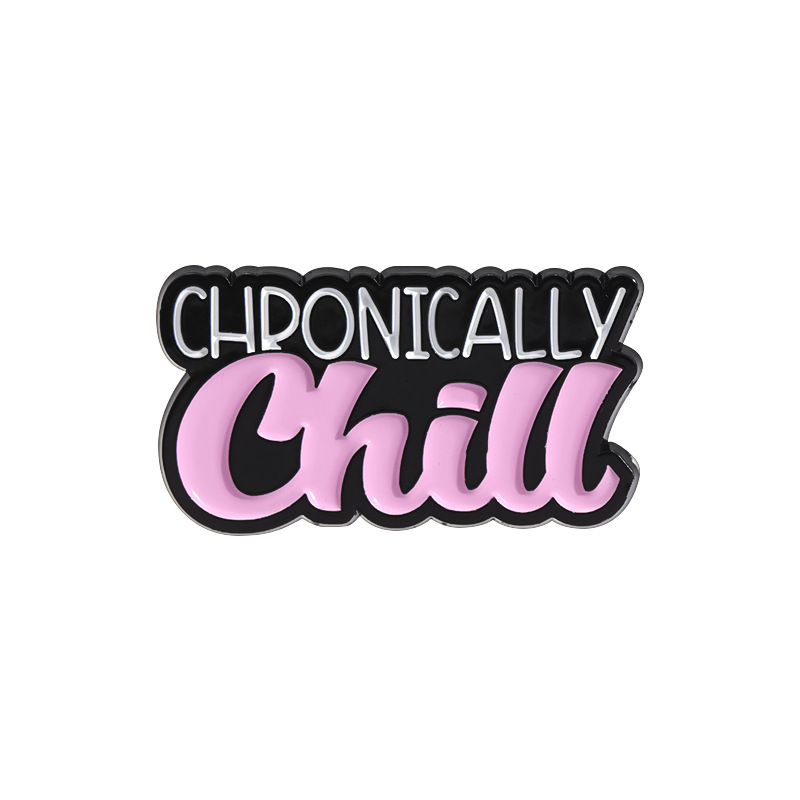 Motivational Fun And Creative Metal Badges Featuring Personalized Letter Designs In English