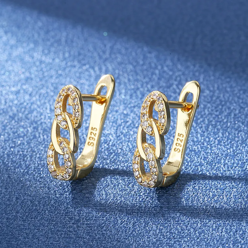 South Korea Dongdaemun Girl Zircon Earrings