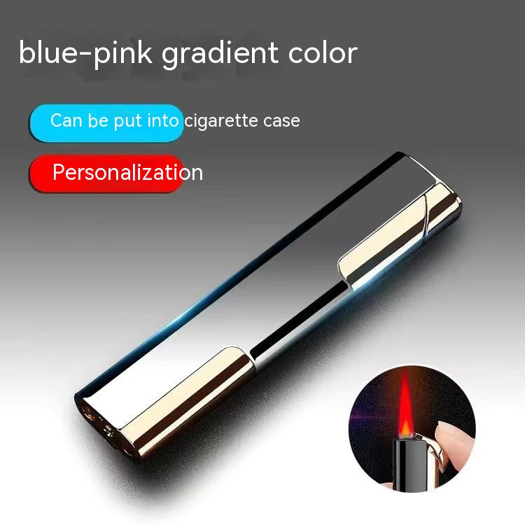 Lightweight Direct Punch Red Flame Lighter 9