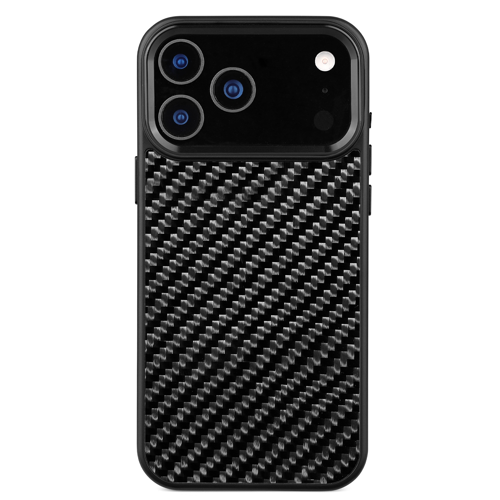 New Metal Frame Carbon Fiber Phone Shell
