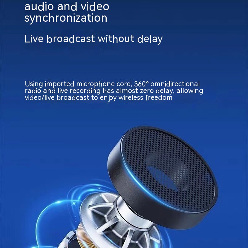 Microphone K8K9 Neckline Clip Live Radio Intelligent Noise Reduction - Image 2