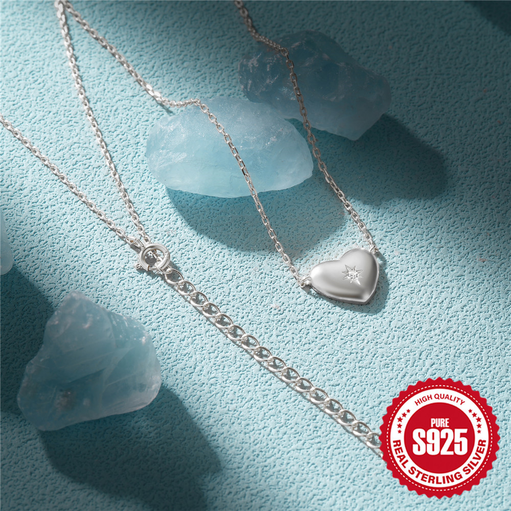 Love Octagonal Star Niche Clavicle Chain