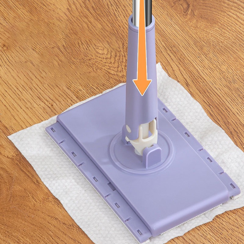 Cloth-clamped Mop For Washing Face