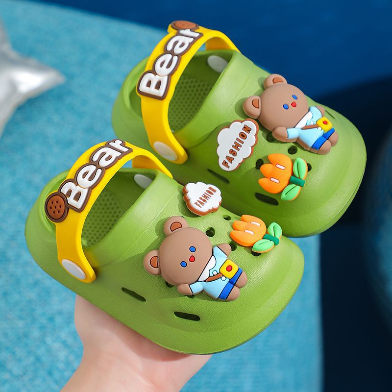Children's Slippers Summer Cute Outdoor Soft Bottom Non-slip Boys And Girls Sandals Infant Kid Baby Hole Shoes — foto 12