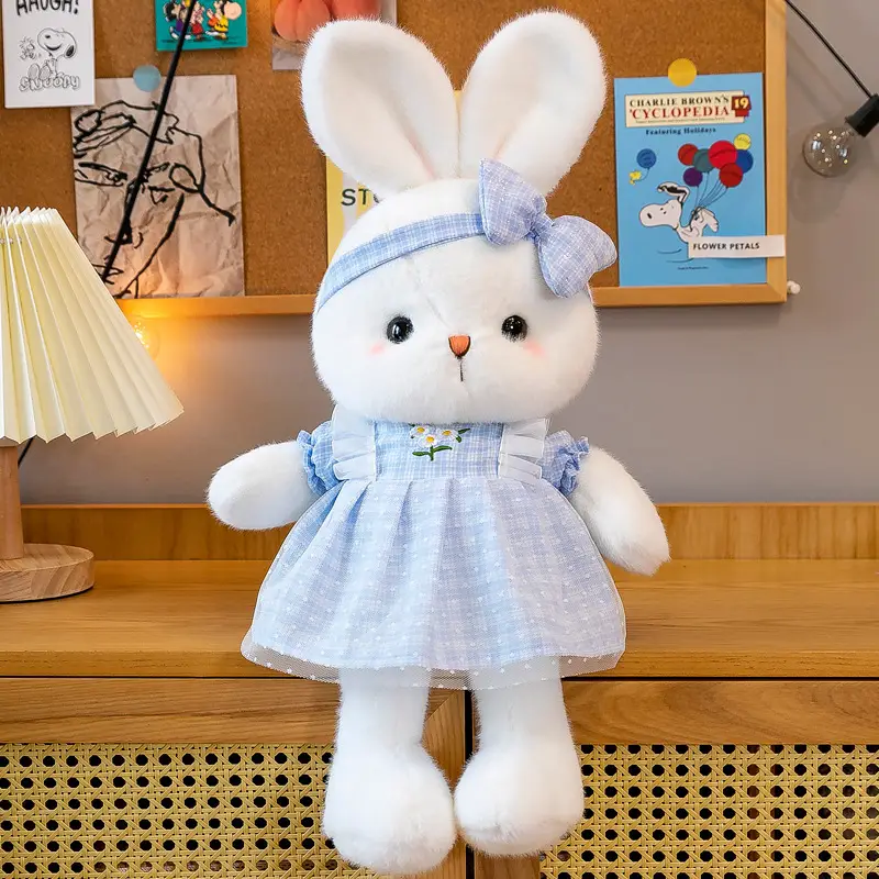 Rabbit Plush Toy Cartoon Super Cute Comforter Rabbit Doll