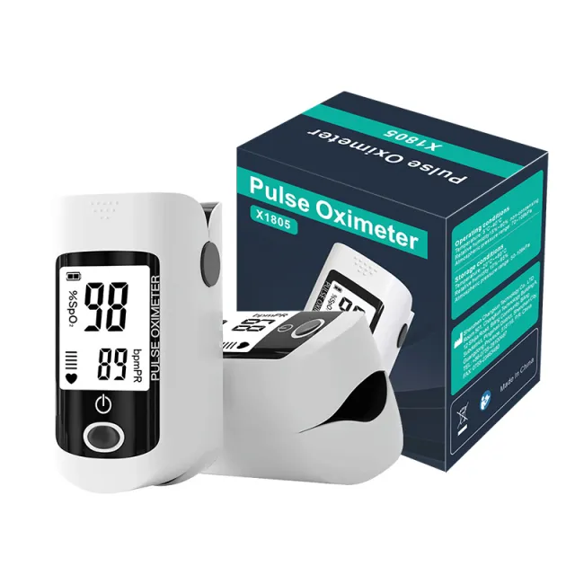 Finger Clamp Blood Oxygen Saturation Detector Black - Shop at LoveMi