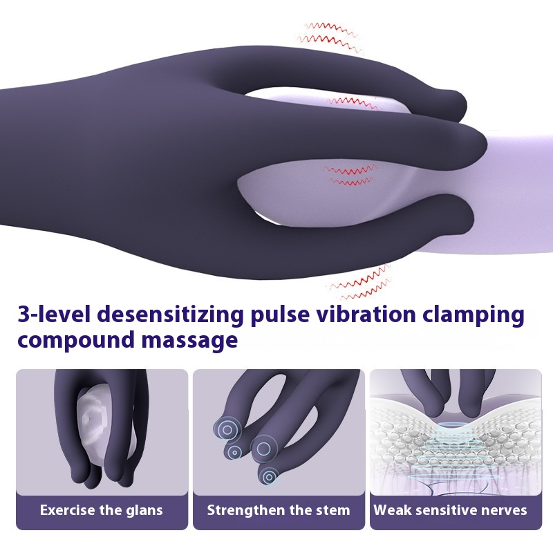 Vibration Device Trainer Portable Small Airplane Bottle Extended Turtle Head Exercise Massage Automatic 8