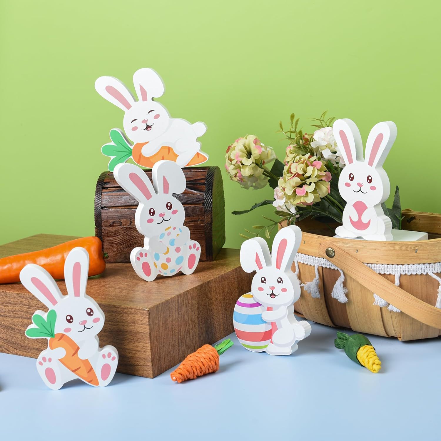 Easter Bunny Decorations Set