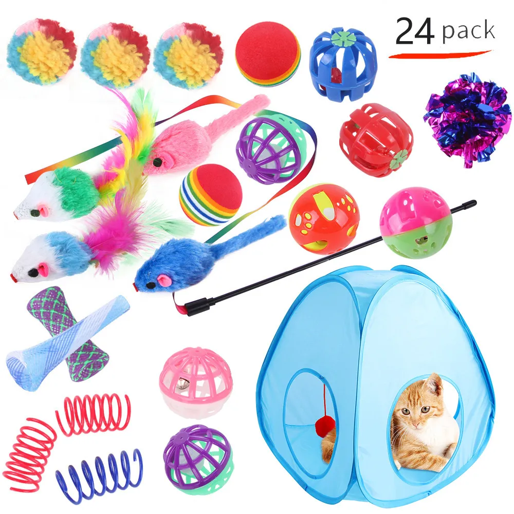 Pet Cat Toy Suit Cat Channel Funny Cat - B99810