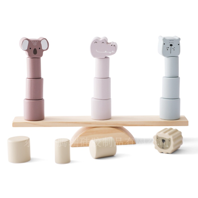 Animal Building Blocks Seesaw