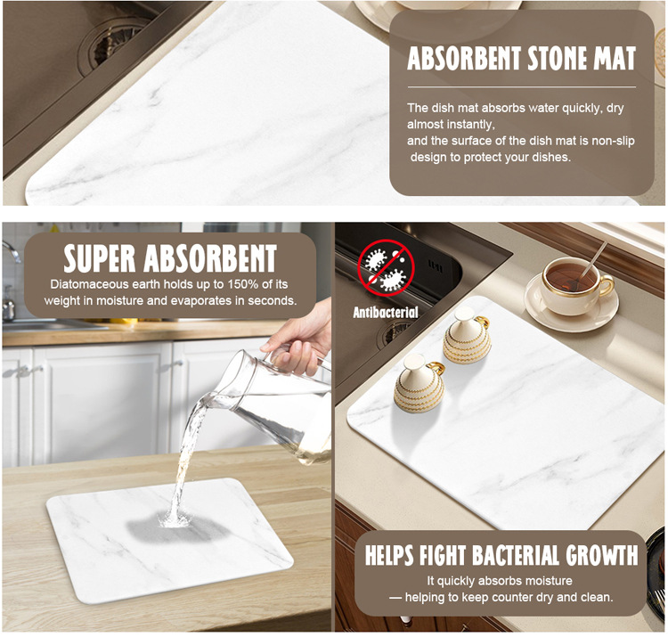 Title 3, Diatomite Kitchen Table Hard Mat