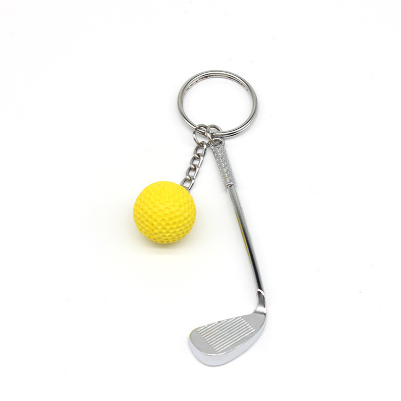 Golf Keychain Pendant Cross-border Gift Golf Creative European And American Metal Hardware Pendant Crafts - 8