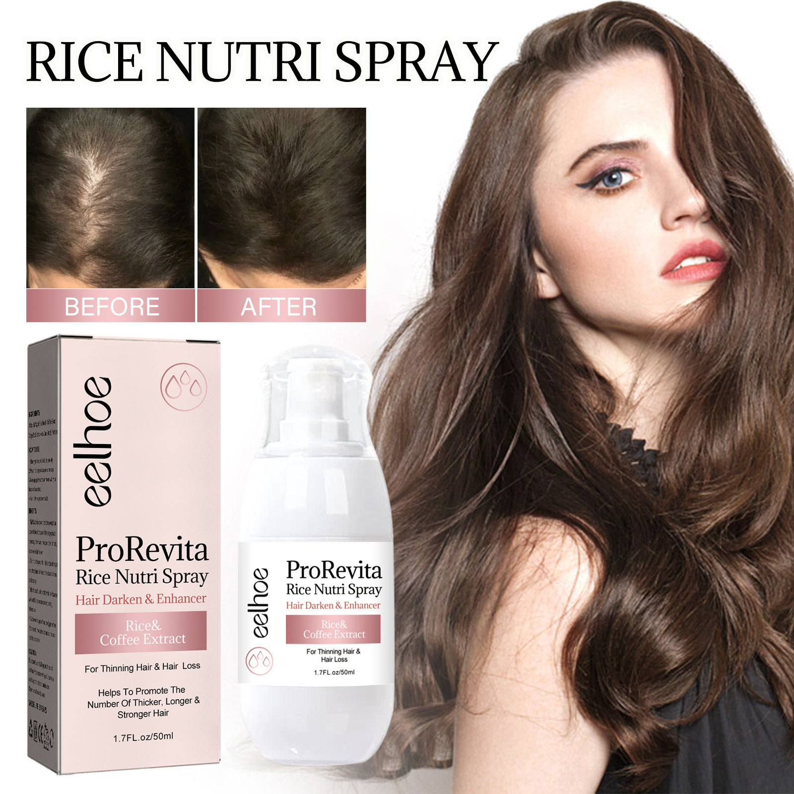 Spray Capillaire Riz — Anti-chute et Densifiant 7