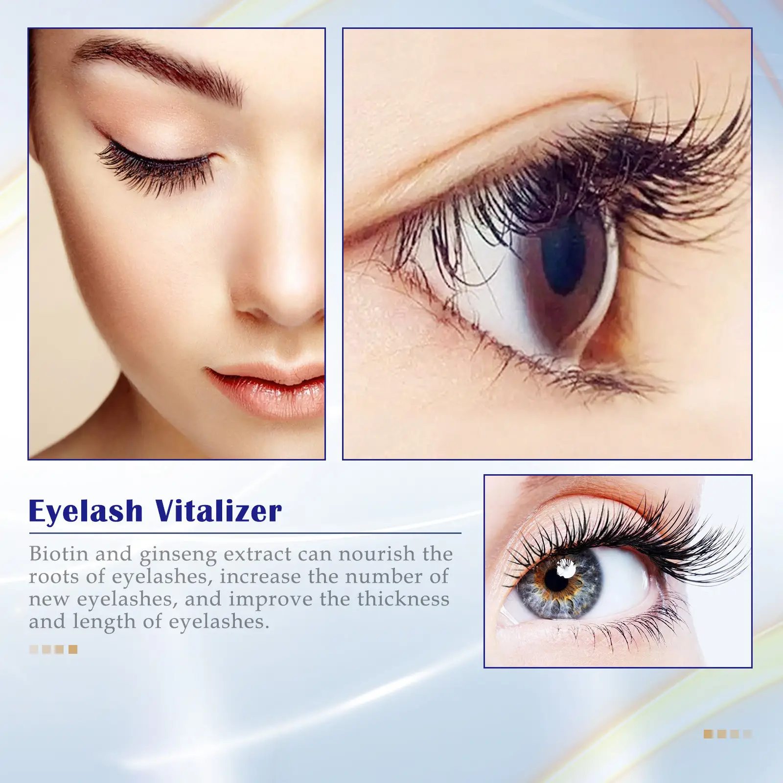 Eyelashes Thick Moisturizing Natural Long Black Curling