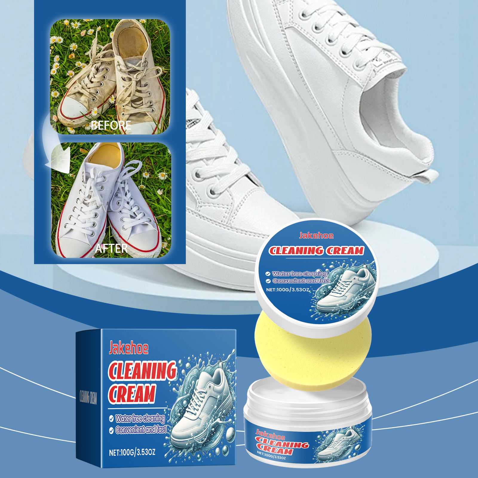 Title 2, White Shoes Cleaning Cream Water-free