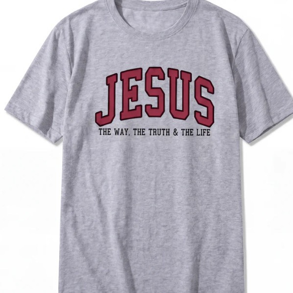 Casual T-shirt With Letter And Graphic Print
