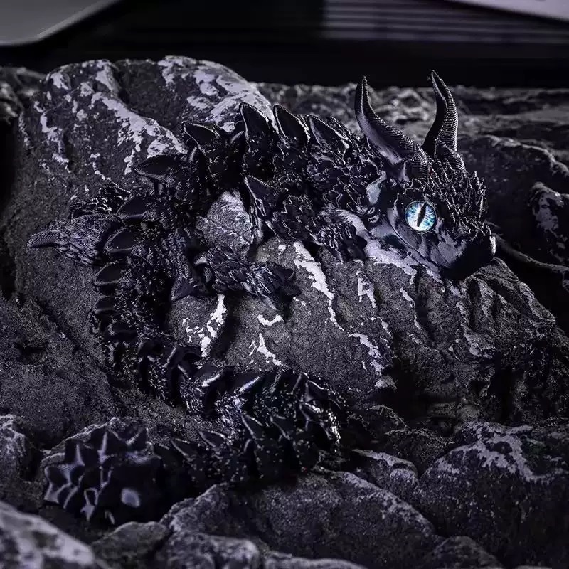 3D-printed Hinged Large-Angled Oviraptorosaur Simulation Toy