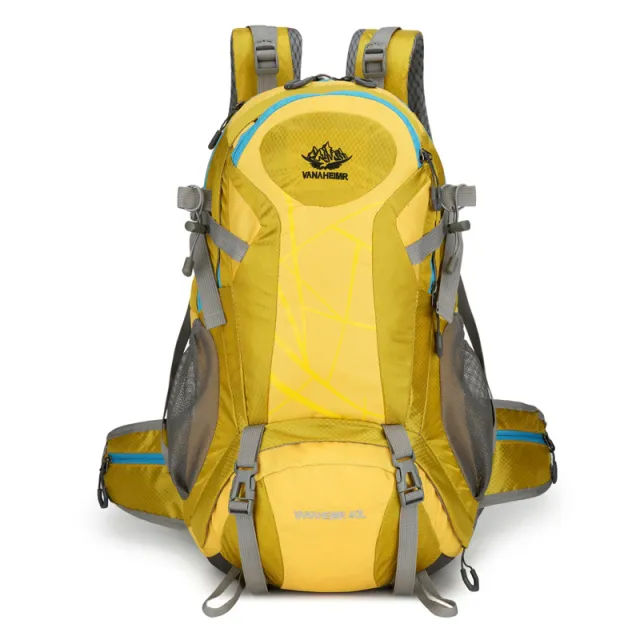 Outdoor Hiking Camping Riding Backpack Yellow - Shop at LoveMi