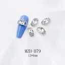 K9 Ultra-Shiny Flat-Back Rhinestones In White For Nail Art Decorations view 25