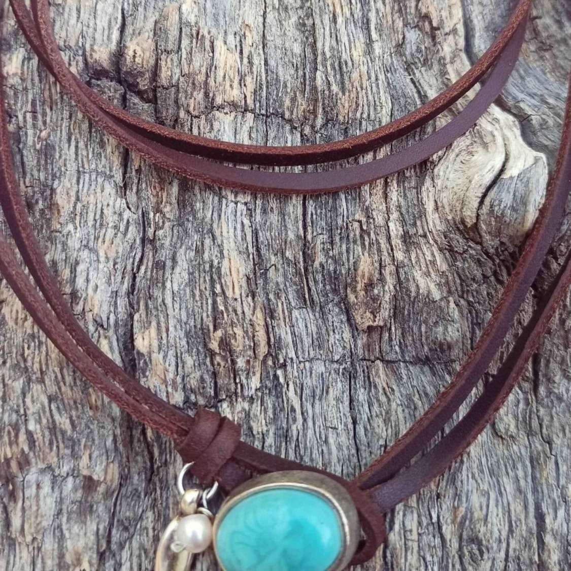 Bohemian Turquoise Necklace Vintage Women's High Sense