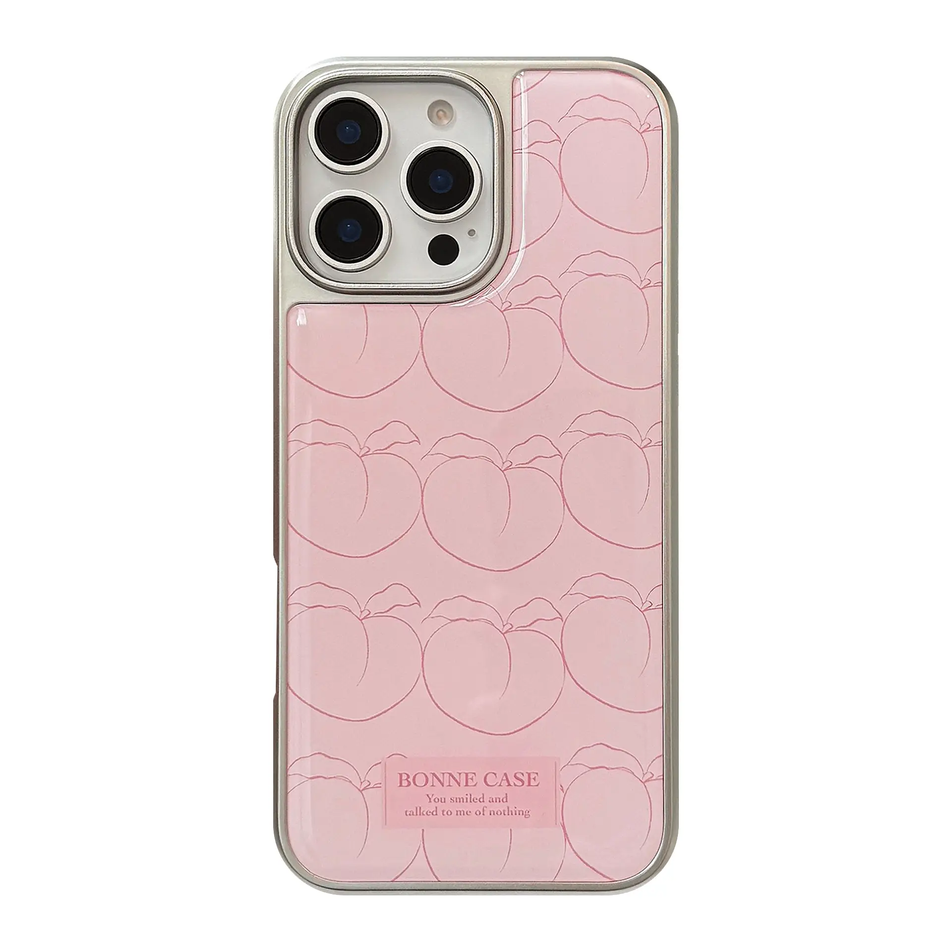 Line Peach Epoxy All-inclusive Phone Case