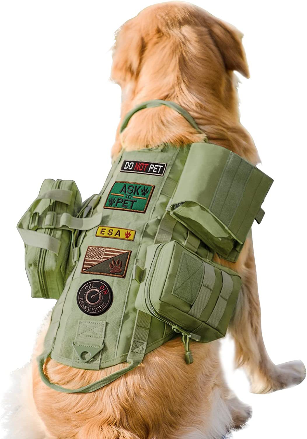 Large Dog Tactical K9 Dog Vest 9 Large Dog Tactical K9 Dog Vest