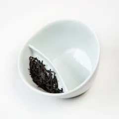 Tilt Individual Porcelain Strainer Tea Cup - White - View 1