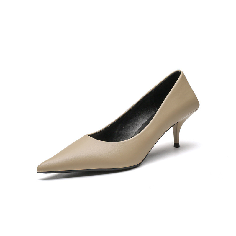 Stiletto-heeled Pointed-toe Low-cut Professional Commute Pumps