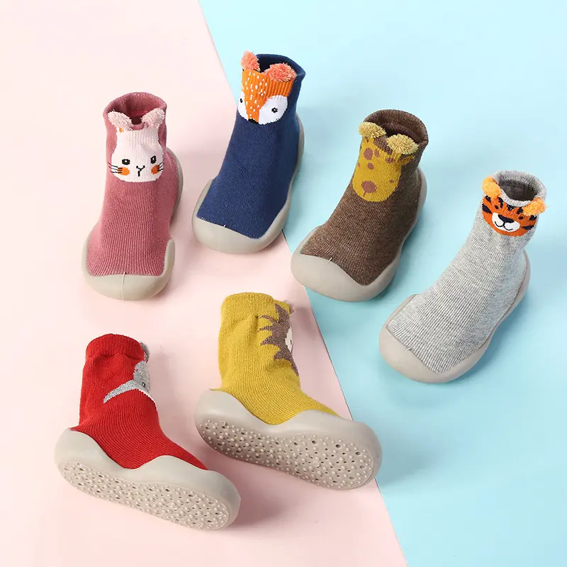 Children's Floor Socks Silicone Soft Bottom Shoes