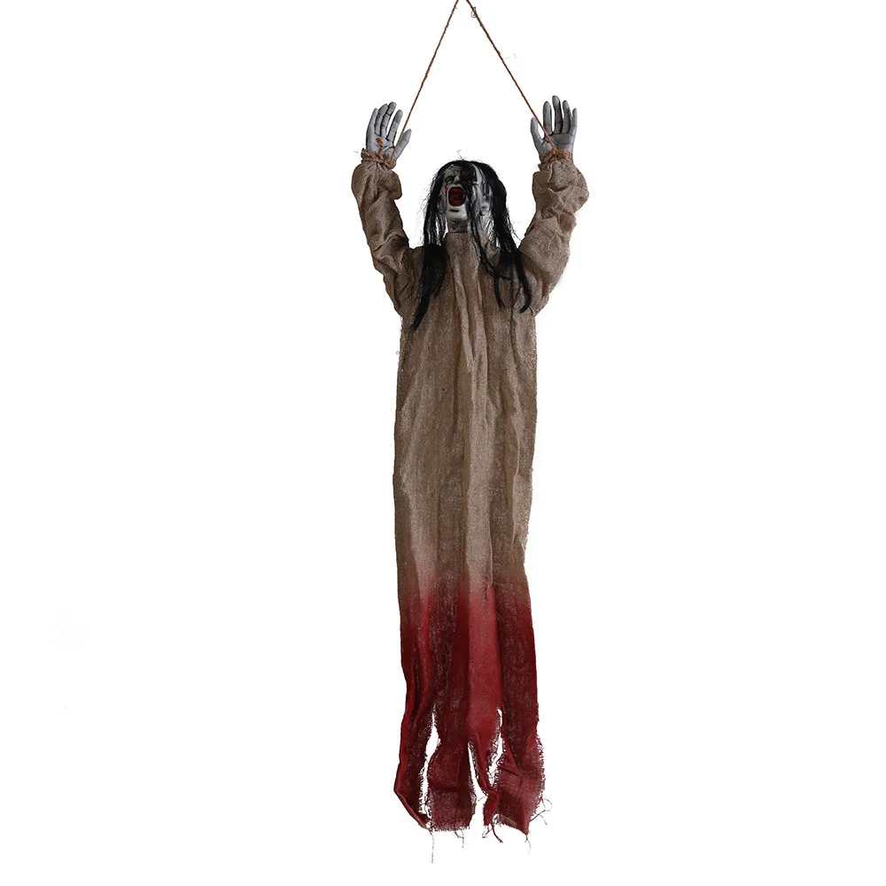 Halloween Decoration Hanging Ghost Haunted House Secret Room Layout Props – image 5
