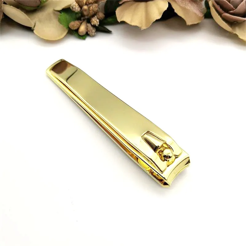 Manicure Manicure Tools Nail Scissors With File Clippers - Gold