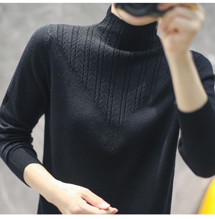 Title 17, Lace Mock Neck Sweater Women