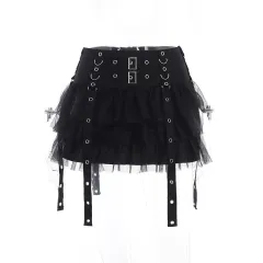Summer New Dark Fashion Fashionmonger All-matching Slim Fit Cake Dress Women - Black - View 1