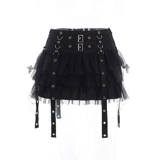 Summer New Dark Fashion Fashionmonger All matching Slim Fit Cake Dress Women Black - Shop at LoveMi