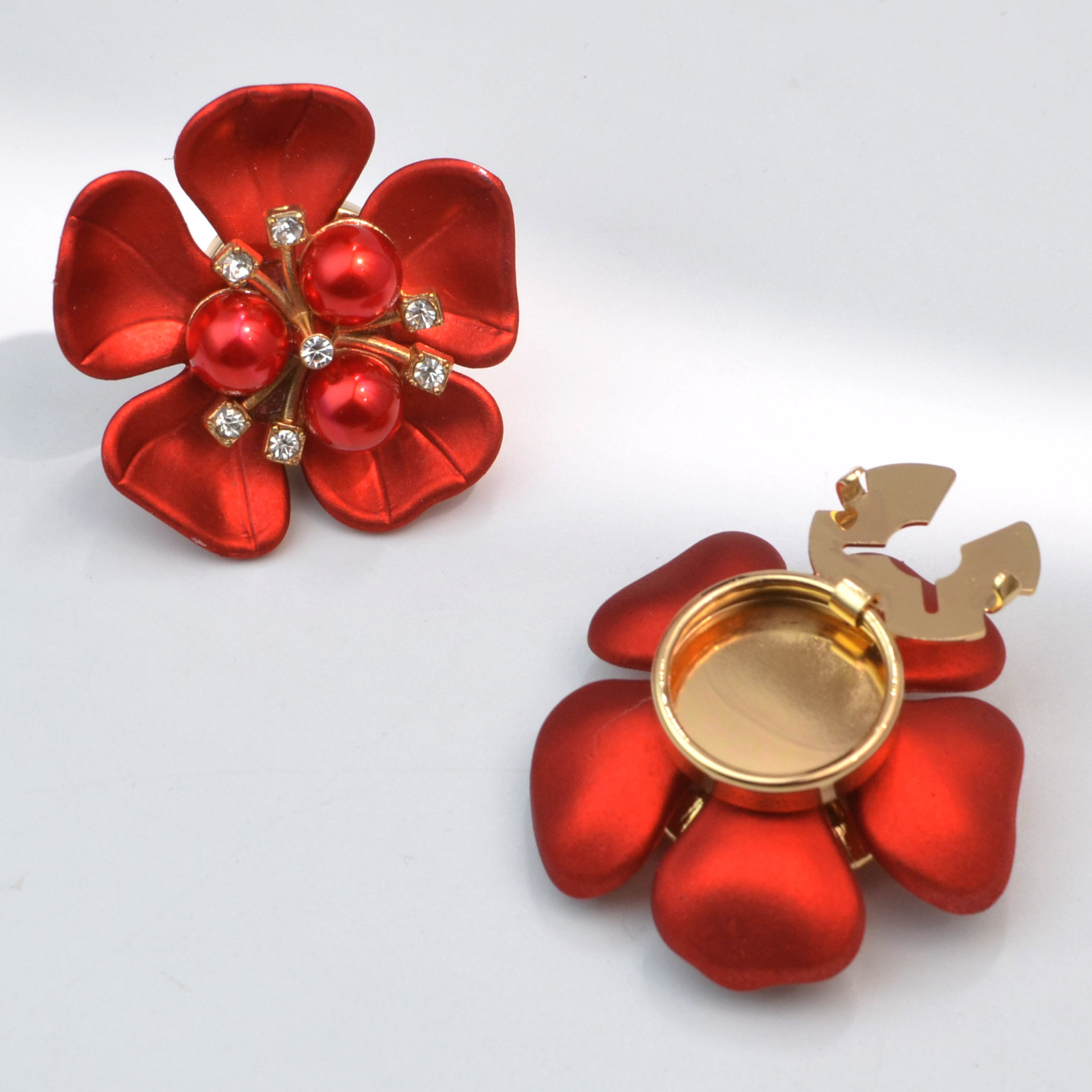 Red Petal Red Bead